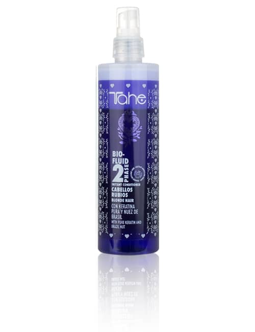 Tahe Bio Fluid Acondicionador 2 Phase para cabellos rubios de 300 ml.