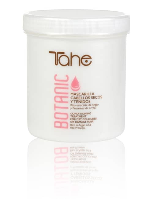 Tahe Botanic mascarilla para cabellos teñidos de 700 ml.