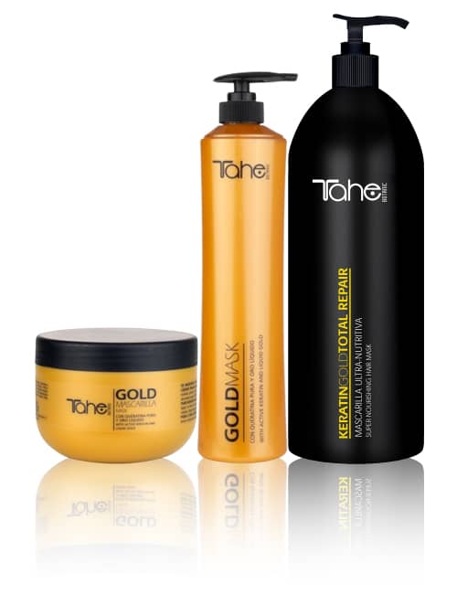 Tahe Gold Mascarilla Para Cabellos Mixtos y Teñidos